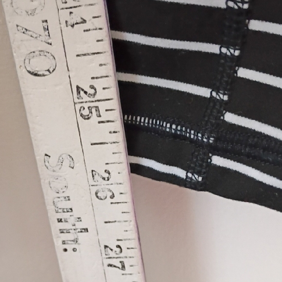 Avia Stripe Contender Tight Striped Leggings Women's Size Small Athletic Workout - Picture 6 of 9